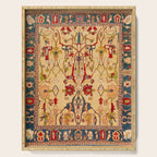 Heriz Antique Persian Rug Print Serving Tray Gallery Image 1