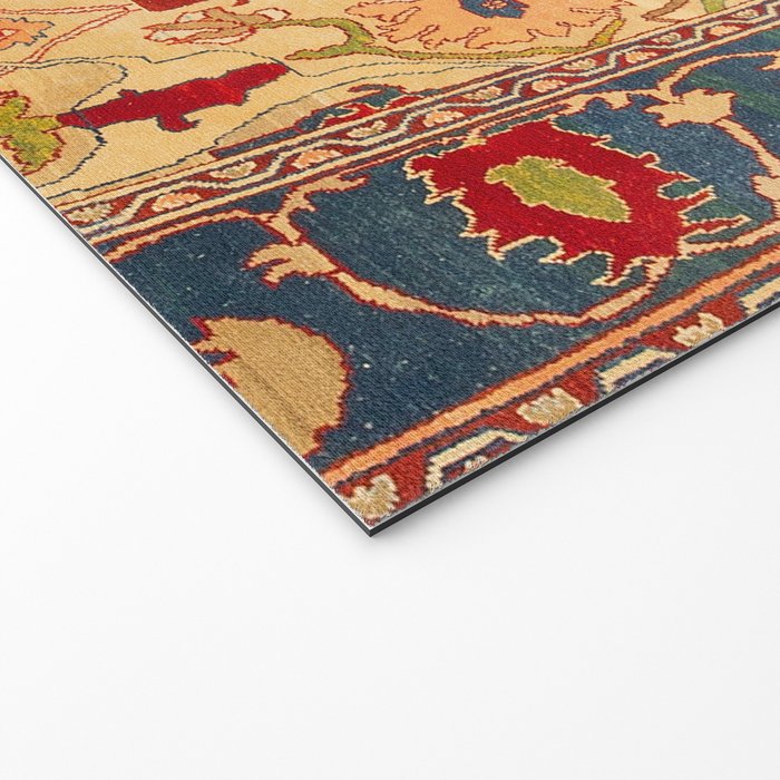 Heriz Antique Persian Rug Print Welcome Mat Gallery Image 2
