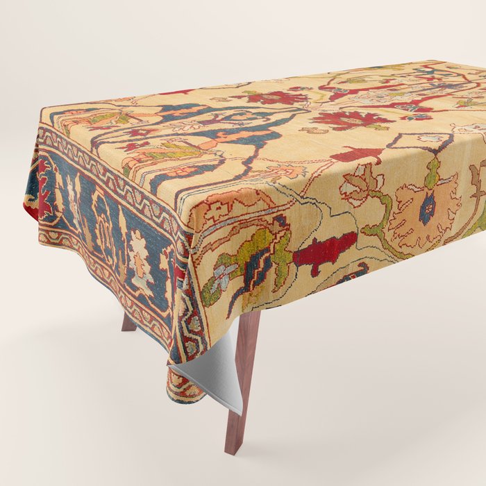 Heriz Antique Persian Rug Print Tablecloth Gallery Image 1