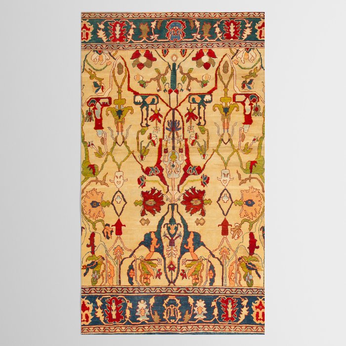 Heriz Antique Persian Rug Print Tablecloth Gallery Image 2