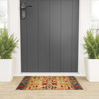 Heriz Antique Persian Rug Print Welcome Mat Gallery Image 3