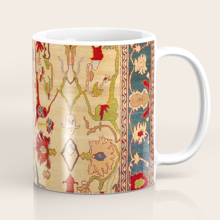Heriz Antique Persian Rug Print Coffee Mug Gallery Image 1
