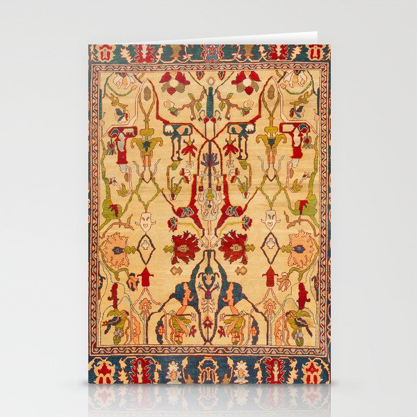 Heriz Antique Persian Rug Print Stationery Card Gallery Image 2