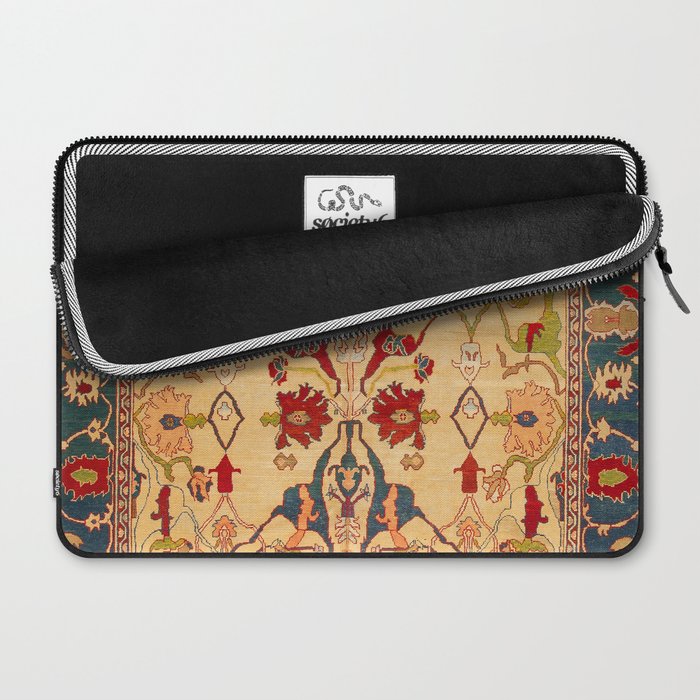 Heriz Antique Persian Rug Print Laptop Sleeve Gallery Image 2