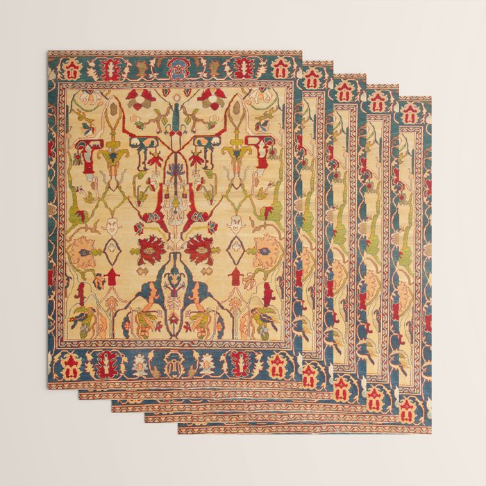 Heriz Antique Persian Rug Print Wrapping Paper Gallery Image 3