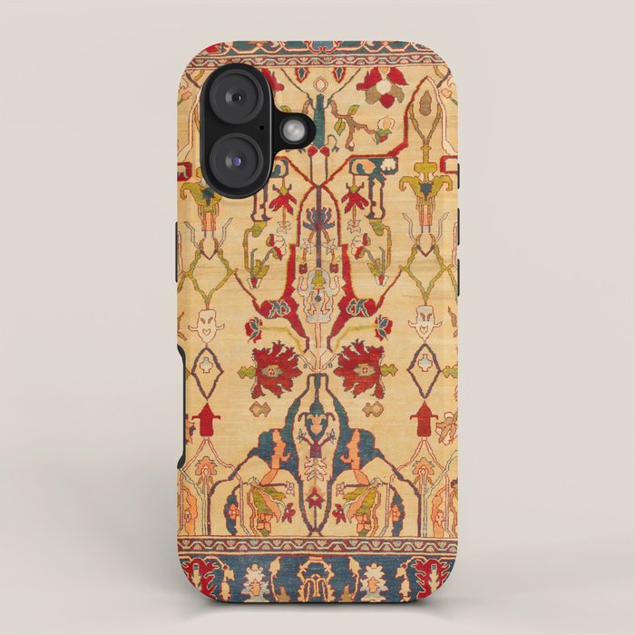 Heriz Antique Persian Rug Print iPhone Case Gallery Image 1