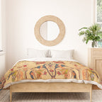 Heriz Antique Persian Rug Print Duvet Cover Gallery Image 3