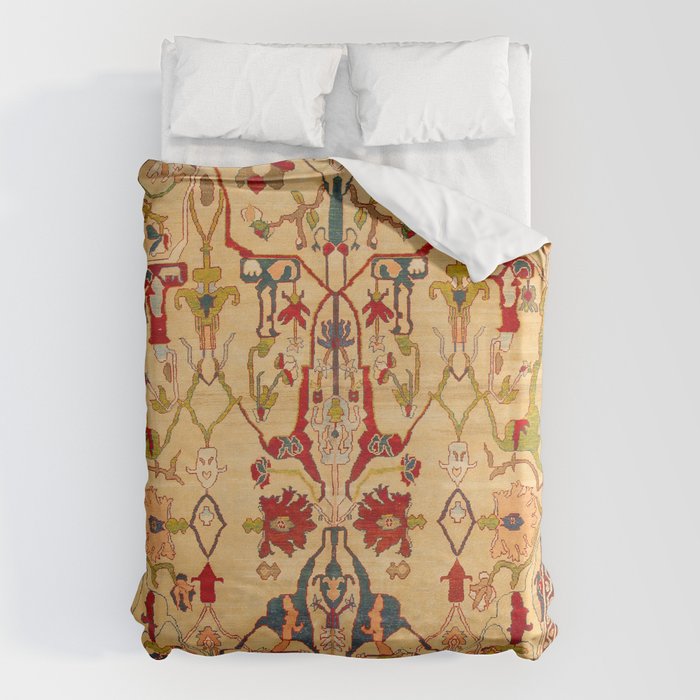 Heriz Antique Persian Rug Print Duvet Cover Gallery Image 6