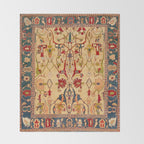 Heriz Antique Persian Rug Print Throw Blanket Gallery Image 2