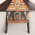 Heriz Antique Persian Rug Print Table Runner Gallery Image 1