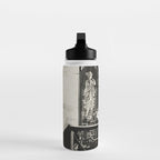 Paris, 1926, Dog out of Window Paris France black and white photograph Water Bottle Gallery Image 3