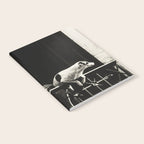 Paris, 1926, Dog out of Window Paris France black and white photograph Notebook Gallery Image 2