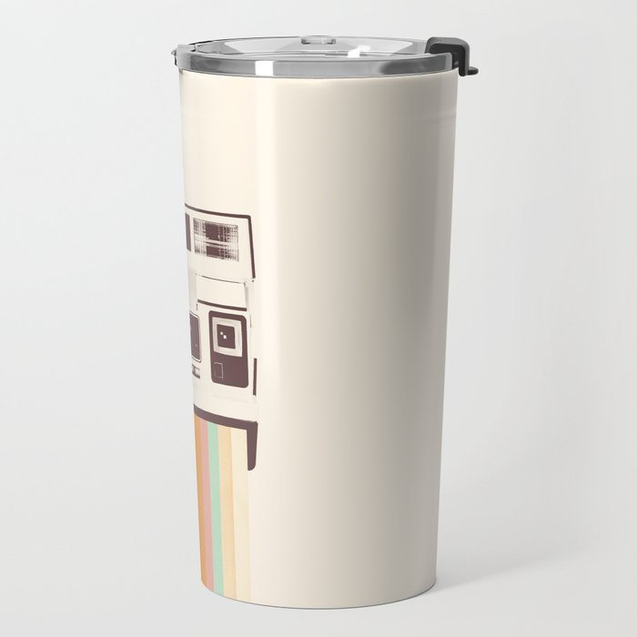 Instant Camera Rainbow Travel Mug Gallery Image 2