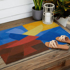 Otto Freundlich Komposition (Ca. 1932) Kunstmuseum Basel Colorful Geometric Art Outdoor Rug Gallery Image 2