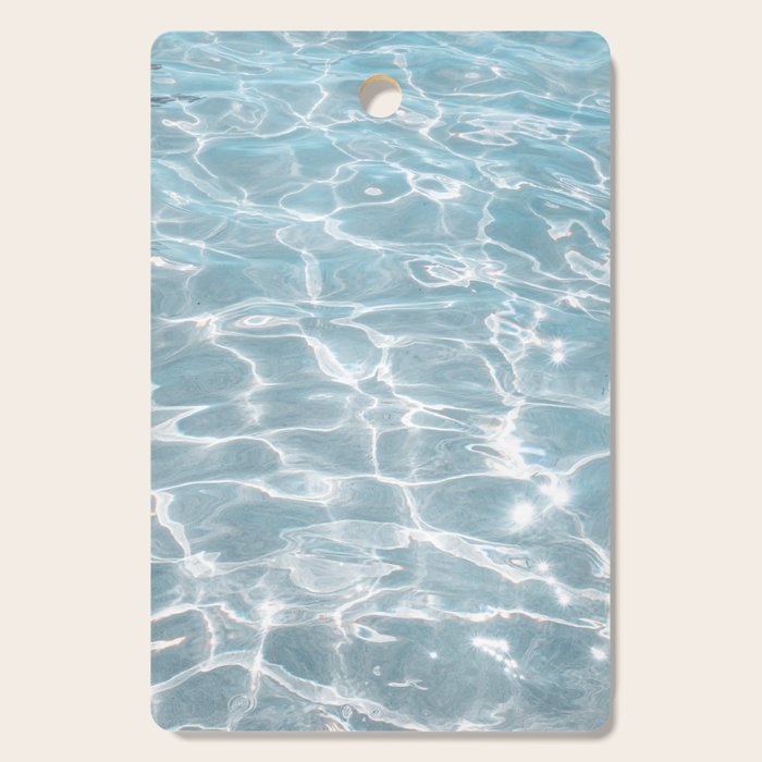 Crystal Clear Blue Water Photo Art Print | Crete Island Summer Holiday | Greece Travel Photography Cutting Board Gallery Image 1