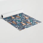Tiger Toile on Navy Yoga Mat Gallery Image 2