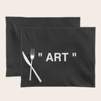" Art " (Negative) Placemat Gallery Image 1