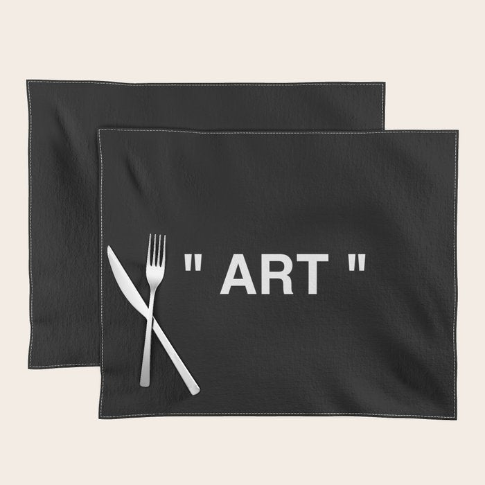 " Art " (Negative) Placemat Gallery Image 1