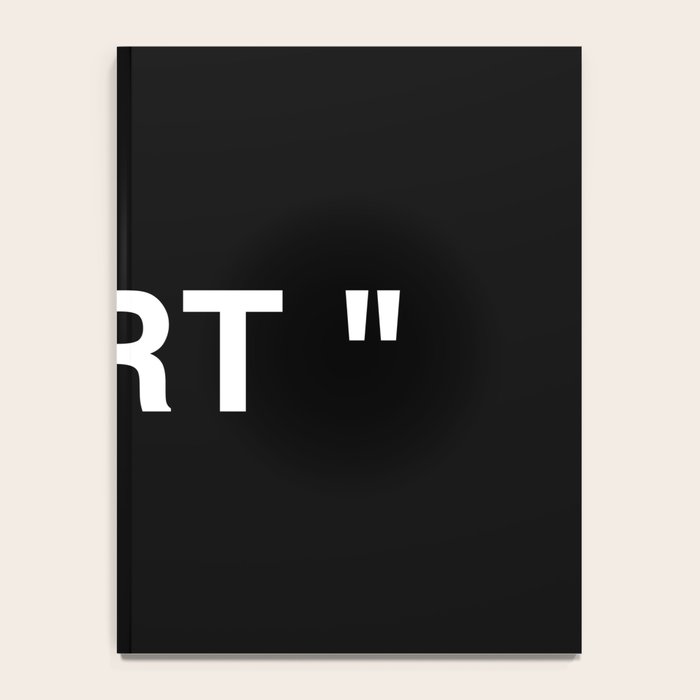 " Art " (Negative) Notebook Gallery Image 4