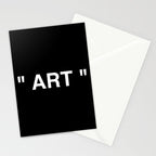 " Art " (Negative) Stationery Card Gallery Image 2