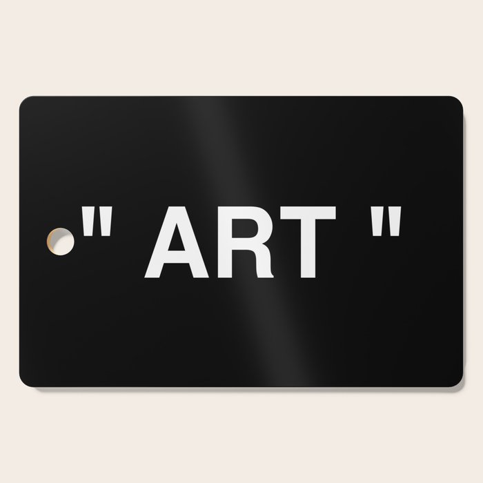 " Art " (Negative) Cutting Board Gallery Image 1