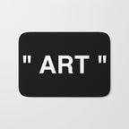 " Art " (Negative) Bath Mat Gallery Image 1