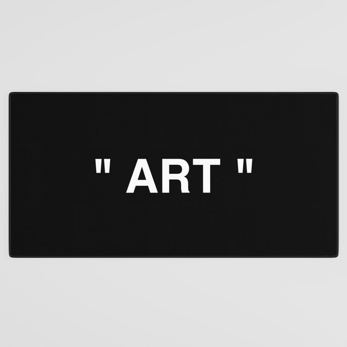 " Art " (Negative) Desk Mat Gallery Image 3