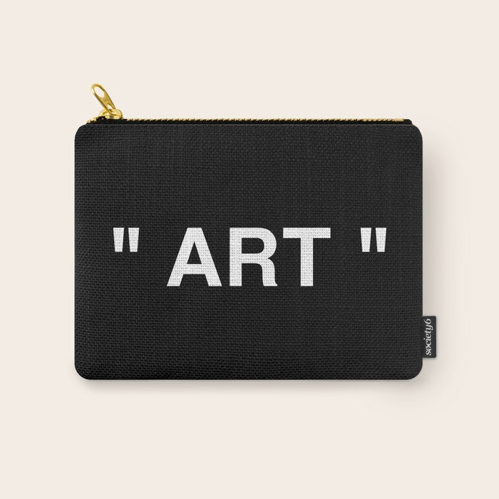 " Art " (Negative) Carry All Pouch Gallery Image 1