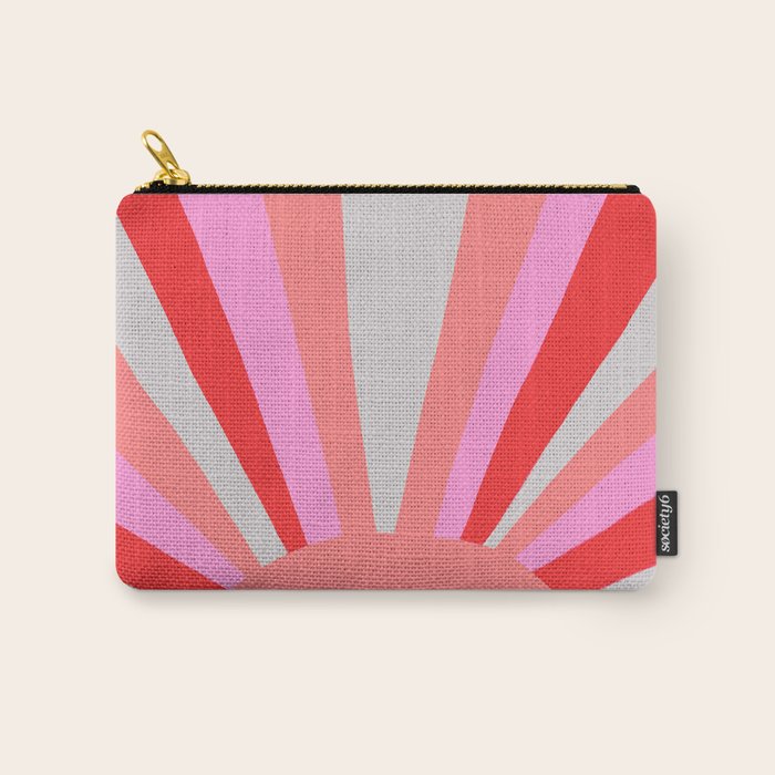 sunshine state, coral Carry All Pouch Gallery Image 1