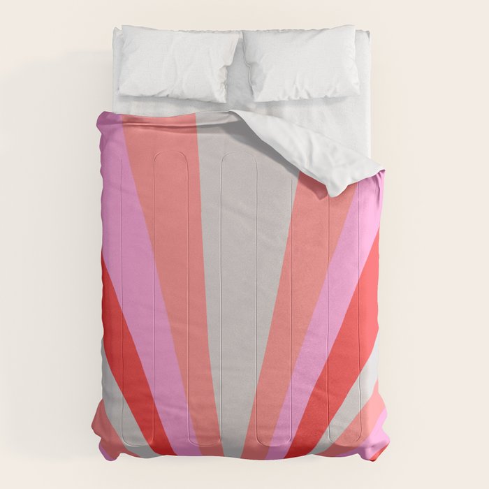 sunshine state, coral Comforter Gallery Image 6