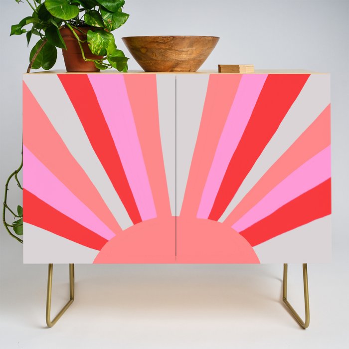 sunshine state, coral Credenza Gallery Image 1