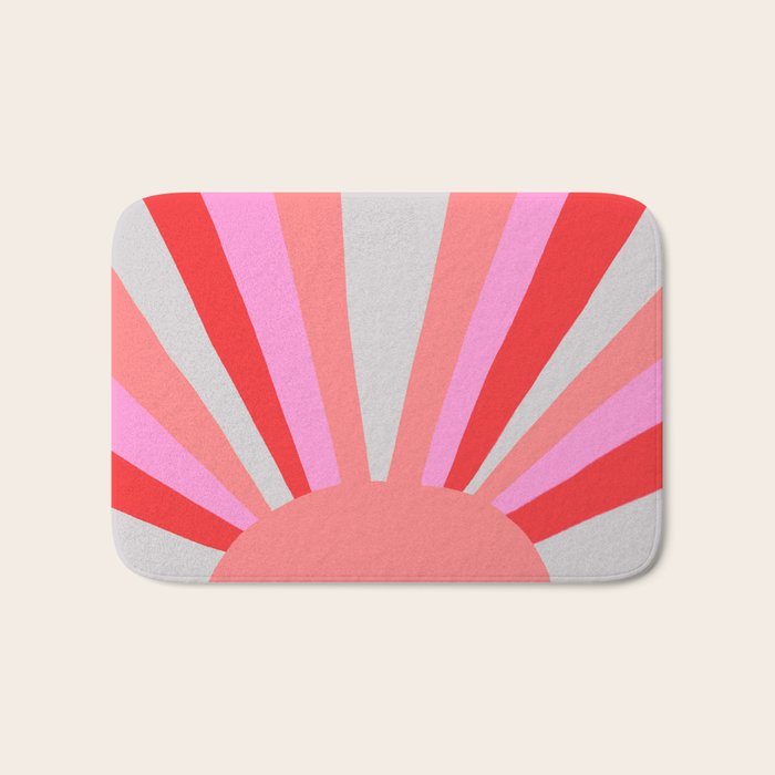 sunshine state, coral Bath Mat Gallery Image 1