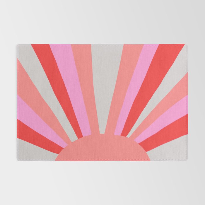 sunshine state, coral Rug Gallery Image 2