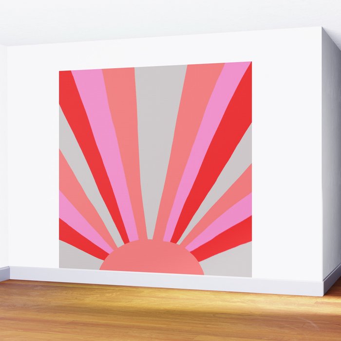 sunshine state, coral Wall Mural Gallery Image 2