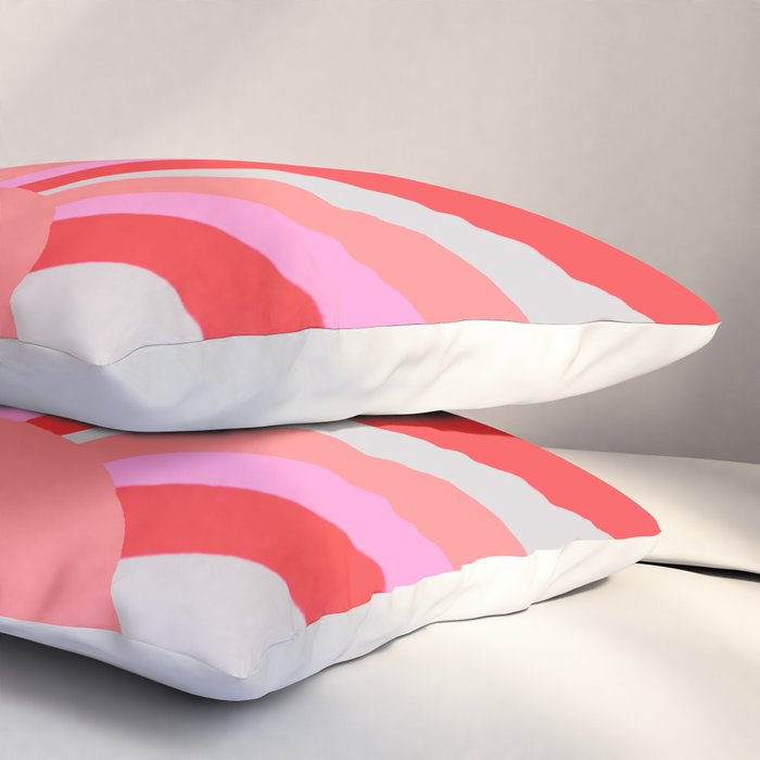 sunshine state, coral Pillow Sham Gallery Image 3