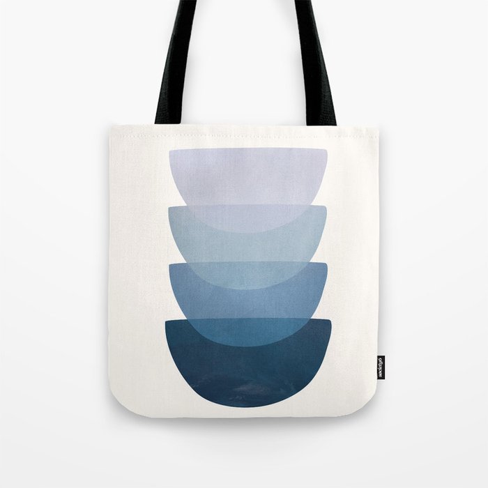 Blue Stack 01 Tote Bag Gallery Image 1