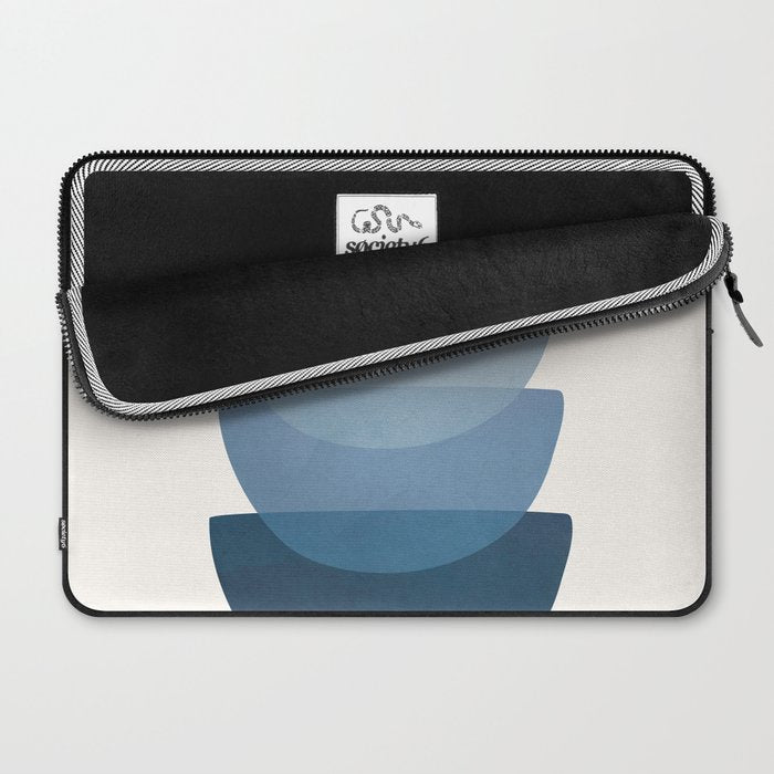 Blue Stack 01 Laptop Sleeve Gallery Image 2