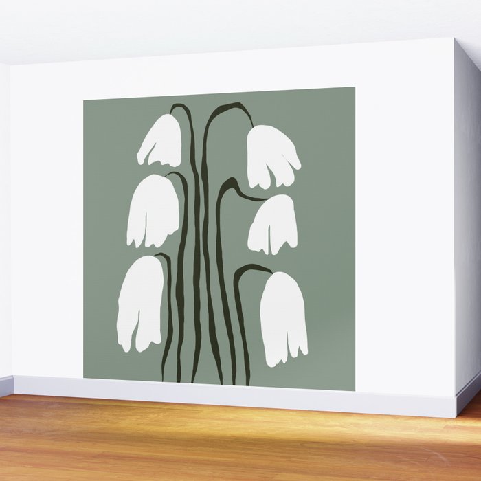 Dropping Tulip Wall Mural Gallery Image 2