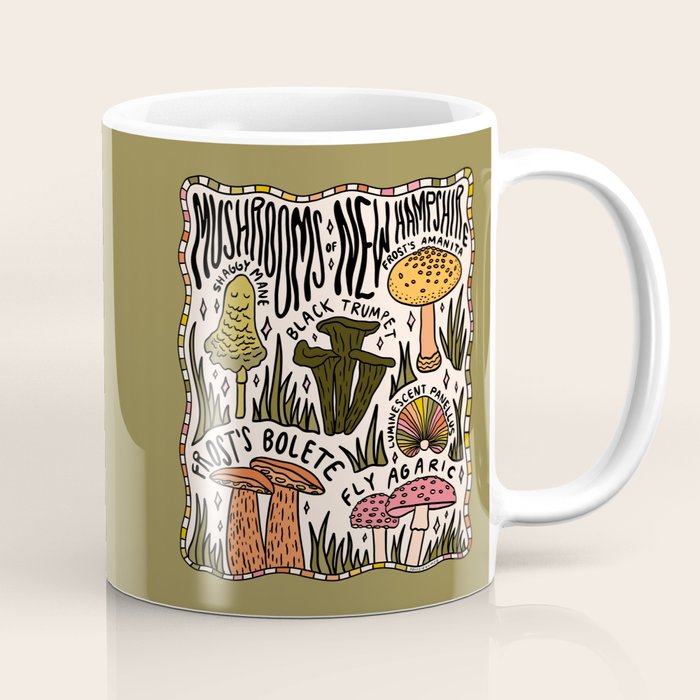 Mushrooms of New Hampshire Coffee Mug Gallery Image 1