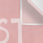 C'est La Vie French Pink Hand Lettering Wall Tapestry Gallery Image 3