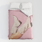 These Boots - Glitter Pink Landscape Comforter Gallery Image 6