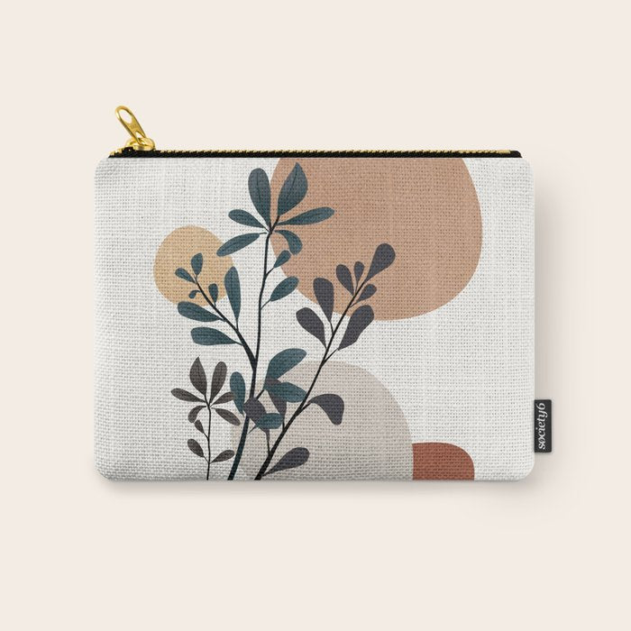 Shapes and Branches 07 Carry All Pouch Gallery Image 1
