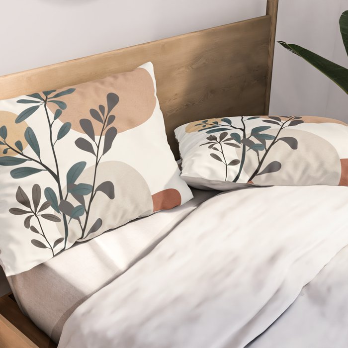 Shapes and Branches 07 Pillow Sham Gallery Image 2