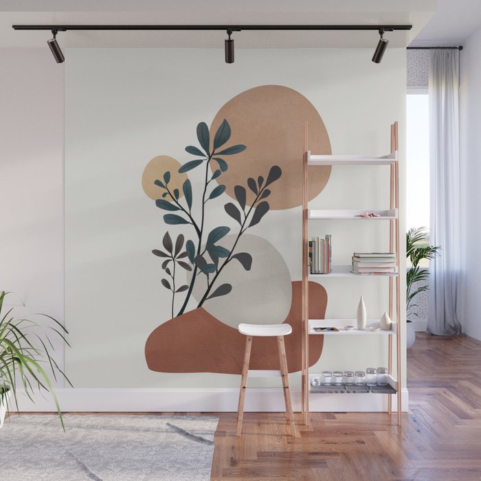 Shapes and Branches 07 Wall Mural Gallery Image 1