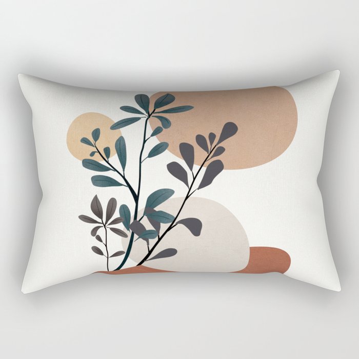 Shapes and Branches 07 Rectangular Pillow Gallery Image 1