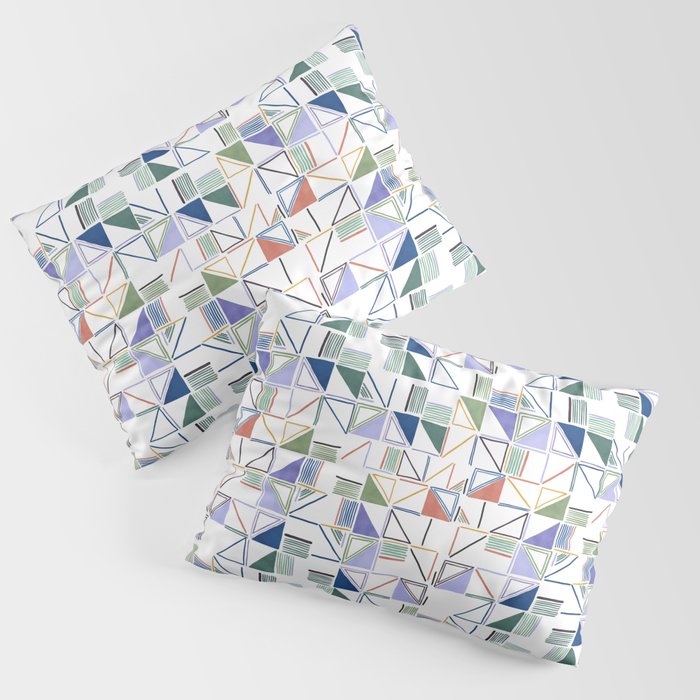 Abstract forms of lines 77G Pillow Sham Gallery Image 3