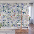 Abstract forms of lines 77G Wall Mural Gallery Image 1