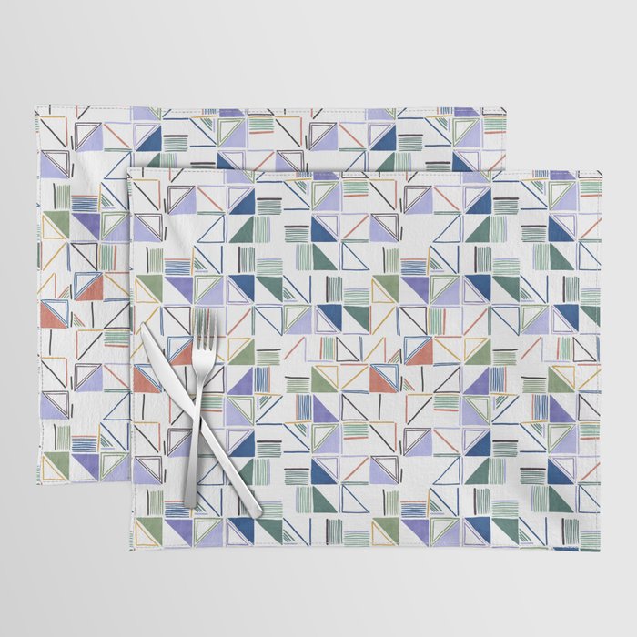 Abstract forms of lines 77G Placemat Gallery Image 1