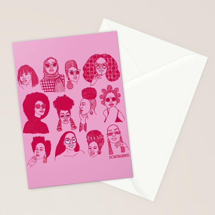 Babes of Summer Stationery Card Gallery Image 2