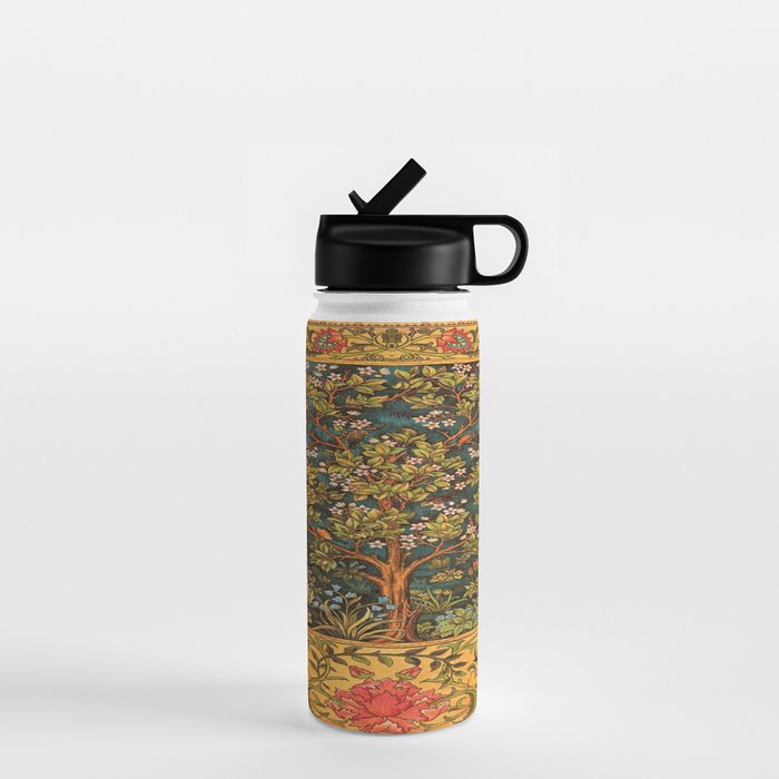 William Morris Tree Of Life,No, 02. Water Bottle Gallery Image 1